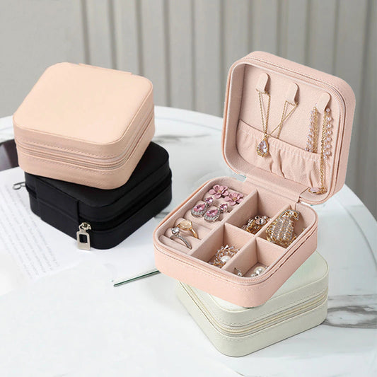 Jewelry Travel Case, PU Leather, Bridal Gift, Bachelorette Party Gift,